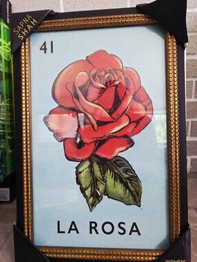 NWT Sapna Shah #41 La Rosa Mexican Loteria.